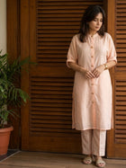 Starfish Mul Chanderi Kurta Set