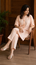 Starfish Mul Chanderi Kurta Set
