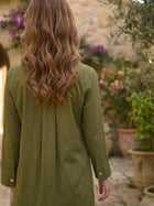 Olive Toggle-Button Co-ord