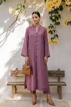 The Mauve Pom-Pom Kurta Set