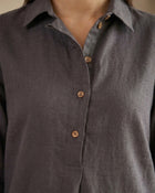 Ash Grey Relaxed Shirt