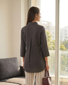 Ash Grey Relaxed Shirt