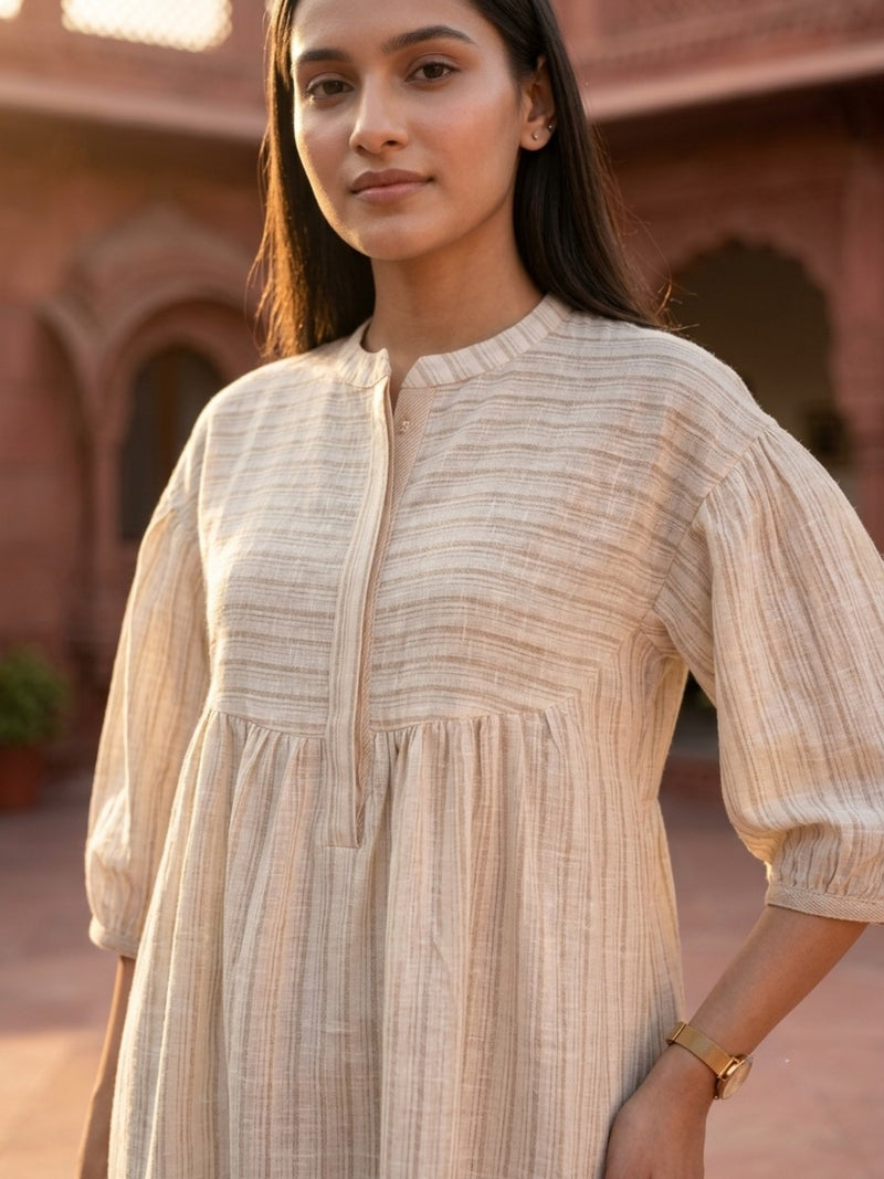 Sand Stripe Kurta Set